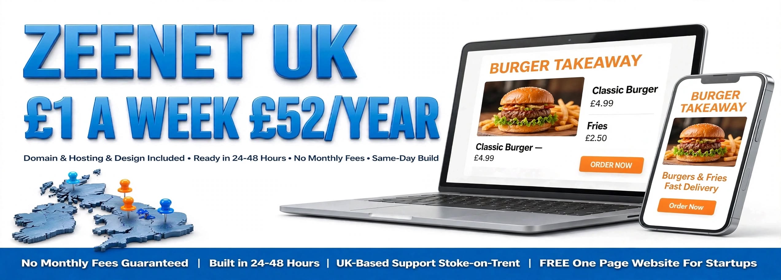 Zeenet - Zeenet UK - £52 Yearly Websites Domain Hosting Included